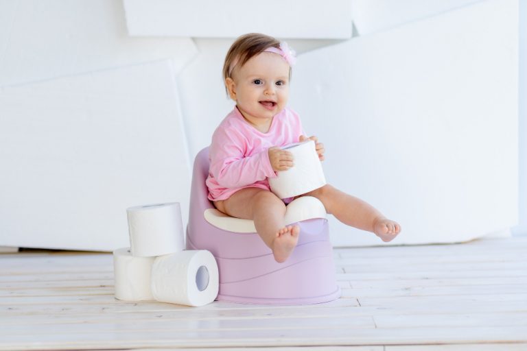 Our baby’s first potty