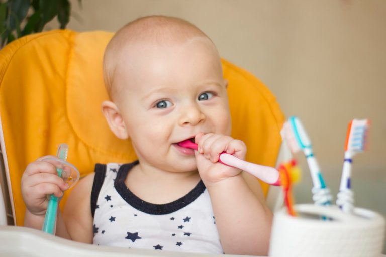 Our baby’s first tooth