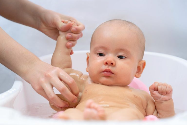 Esponja de baño para la piel del bebé